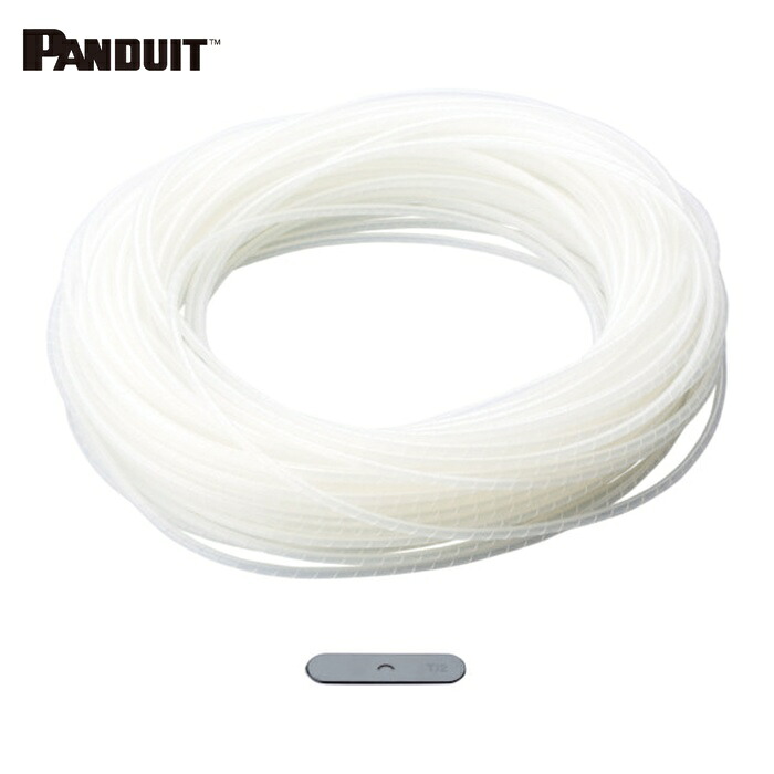 パンドウイット PANDUIT T50N-C スパイラルラッピング ナイロン66 ナチュラル (1巻)|工具ランド