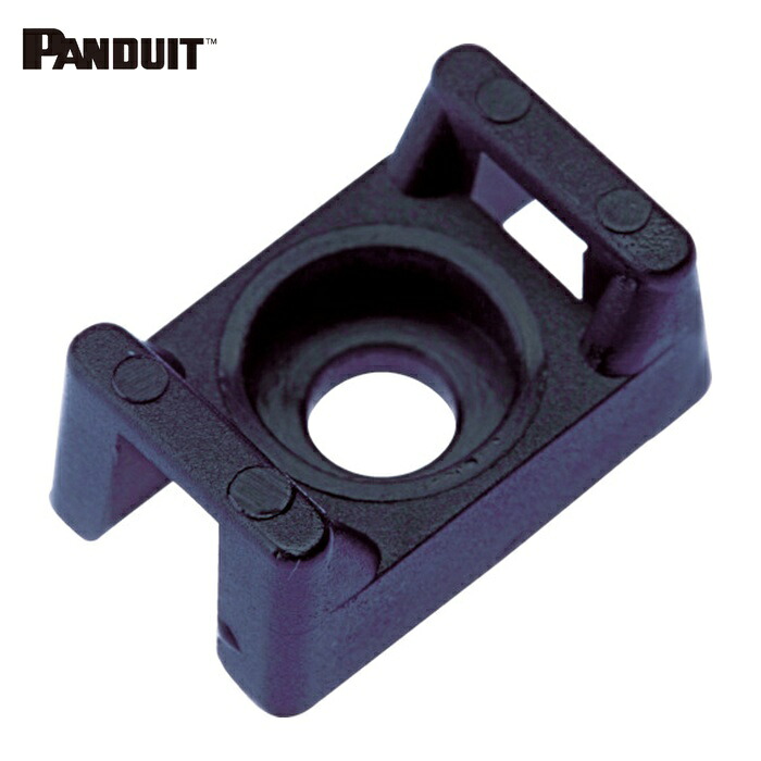 パンドウイット PANDUIT TM3S8-M0 タイマウント 耐候性黒 (1000個入) (1袋)｜工具ランド