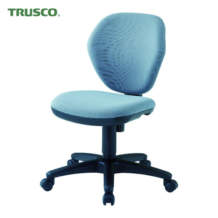 トラスコ TRUSCO オフィスチェア グレー (1脚) T-10-GY