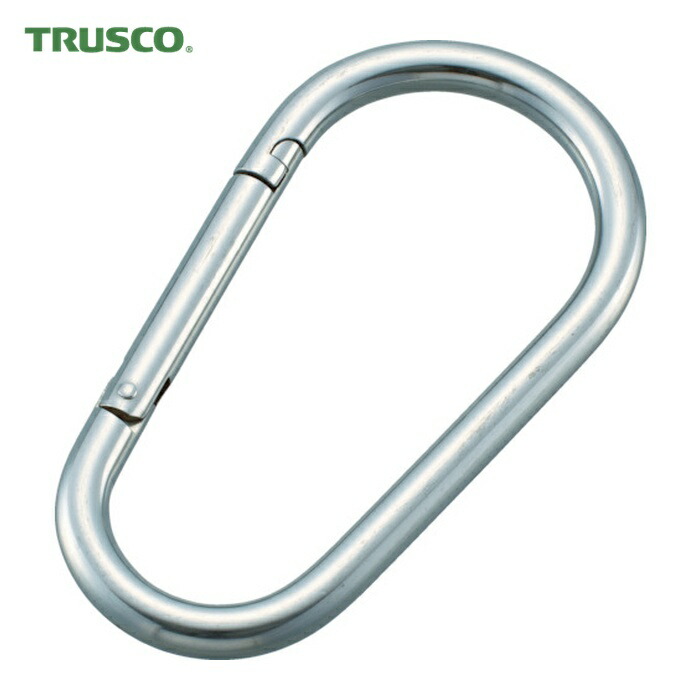 トラスコ TRUSCO ステンレス カラビナジャンボ(環なし) 16mm (1個) TKBJ-16A