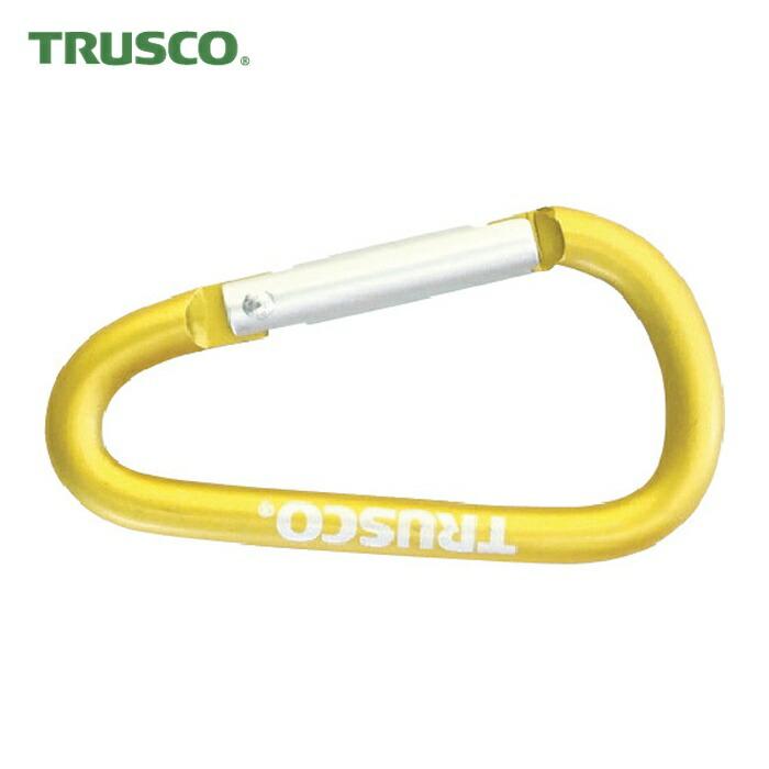 トラスコ TRUSCO まとめ買い カラビナ 線径5mmX50mm D型 ゴールド100個 (1箱) TKN550GOBOX｜工具ランド