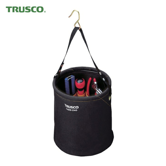トラスコ TRUSCO アタッチメント付電工バケツ Φ240X240 (1個) TADB-240