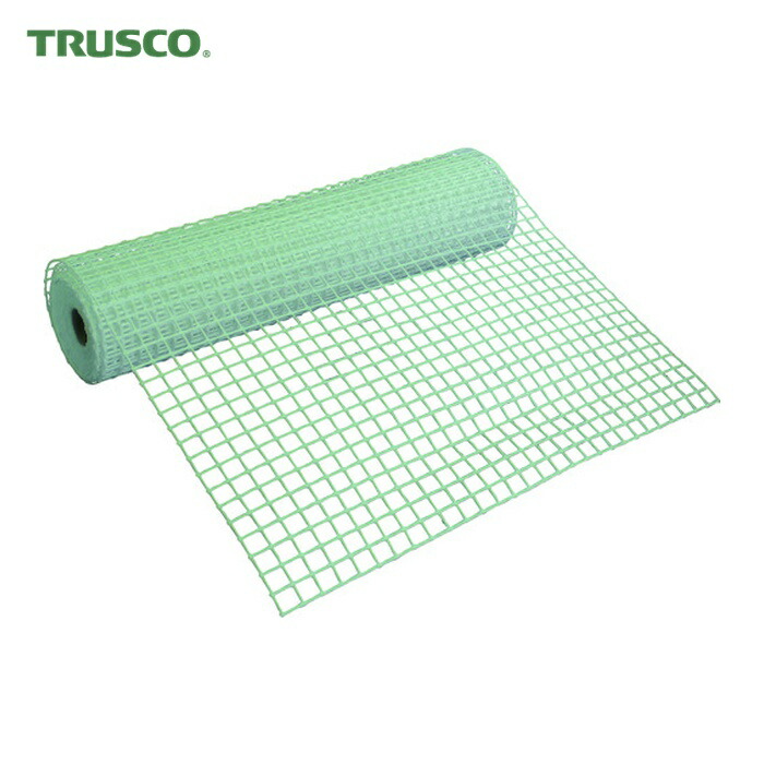 トラスコ TRUSCO 多役立つこと脂サイバー空間 白いこと1mX10m 目合35mmX34粍 (1巻) T-H08PB DIY・工具-花・ガーデン・DIY