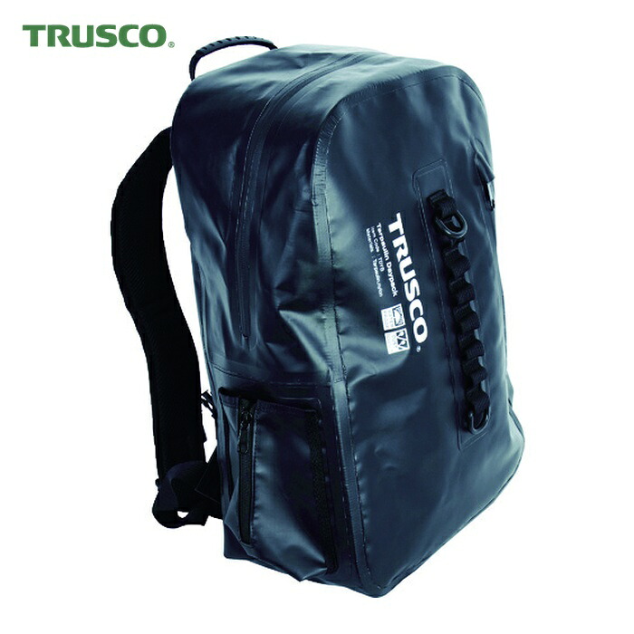 トラスコ TRUSCO 防水ターポリンデイパック ブラック (1個) TDYB-BK｜工具ランド