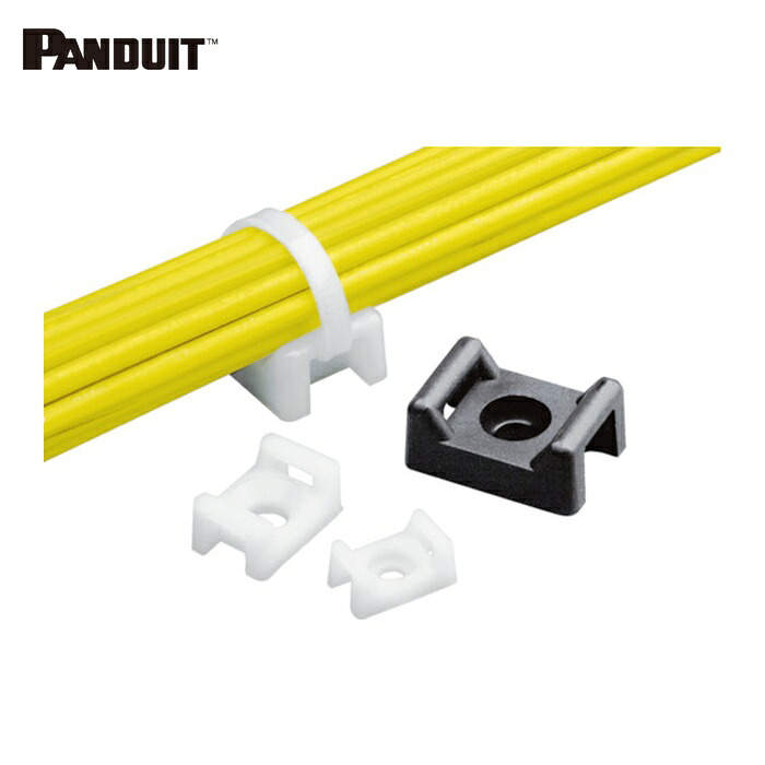 パンドウイット PANDUIT TM3S10-C69 タイ王国マウント 難燃性白 (100個入) (1袋)