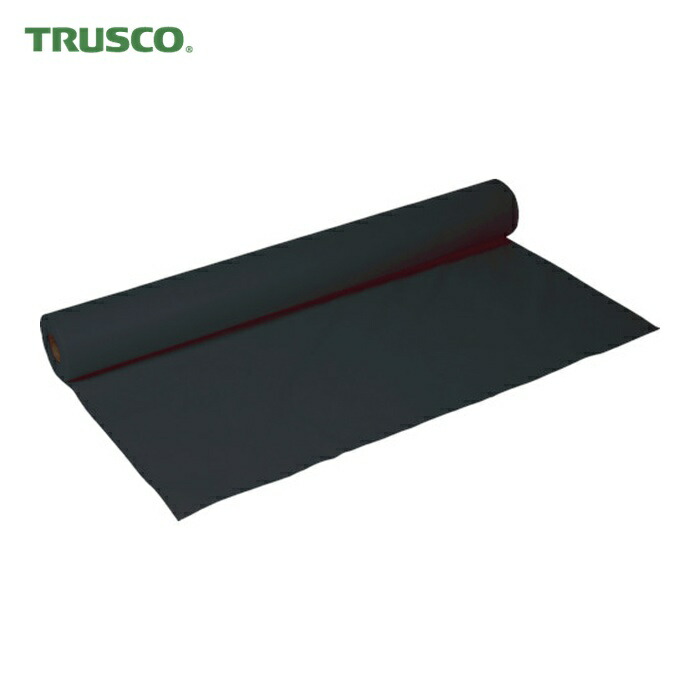 トラスコ TRUSCO ソフト不織布 920mmX25m巻 黒 (1本) TA3000-BK