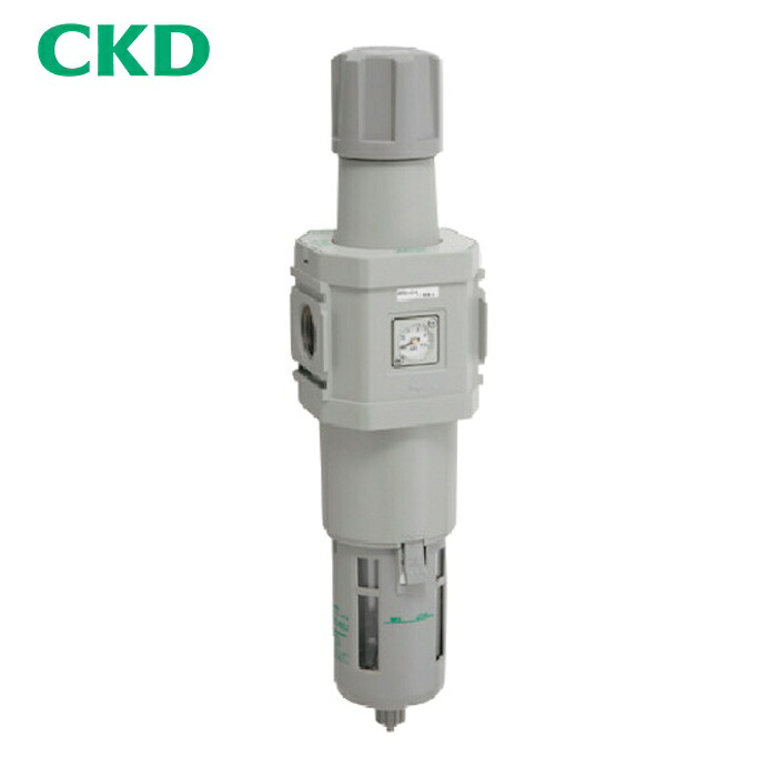 CKD W8000-20-W-F1 フィルタレギュレータ 白色シリーズ (1個)|工具ランド