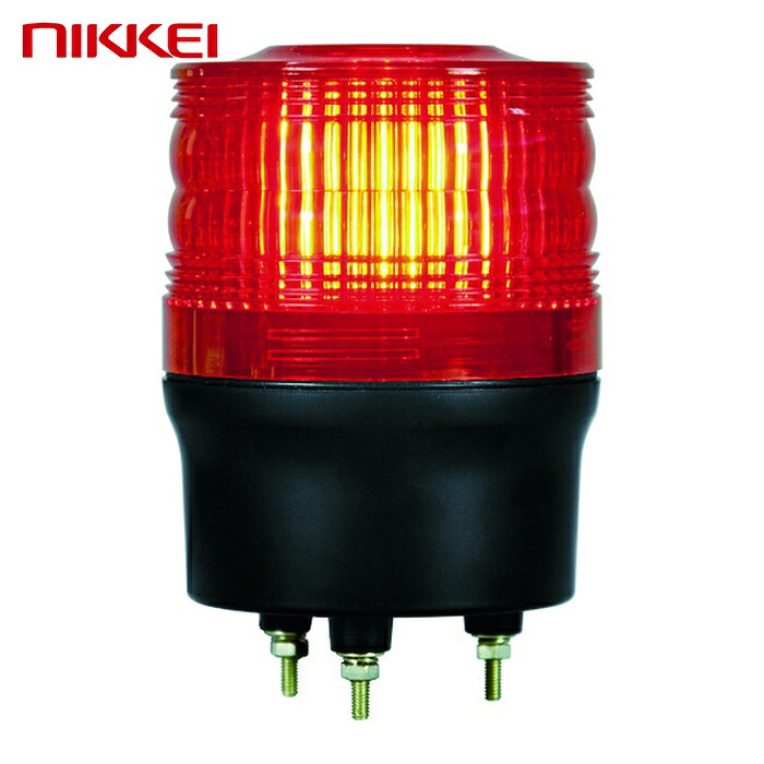日惠製造所 NIKKEI VL09R-D24WR ニコトーチ90 VL09R型 LED広々としたワット数 12-24V 赤 (1台)