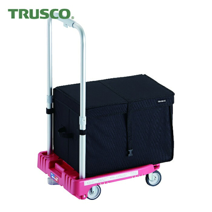 トラスコ TRUSCO 樹脂台車 カルティオミニ weego 省音車輪 ピンク ストッパー付 THブレーキ付 (1台) WP-2G-P-JS-THB