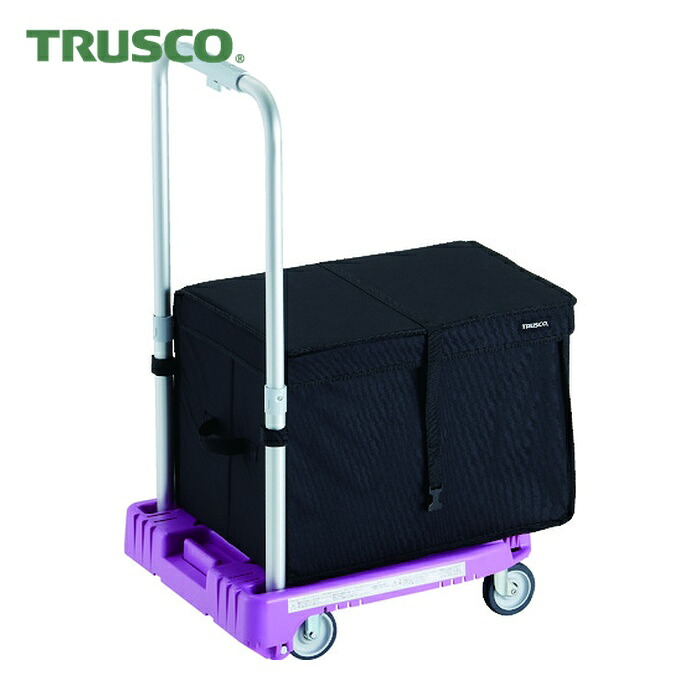 トラスコ TRUSCO 樹脂台車 カルティオミニ weego 省音車輪 ラベンダー THB付 (1台) WP-2G-LV-THB