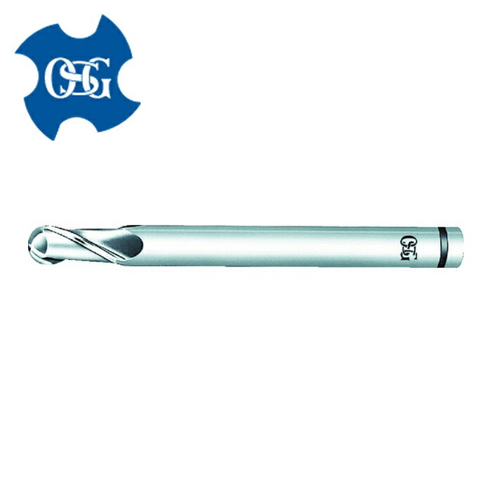 OSG オーエスジー XPM-EBD-R0.5 ハイスボールエンドミル XPM2刃 ボール半径0.5mm 刃長2.5mm 89202 (1本)