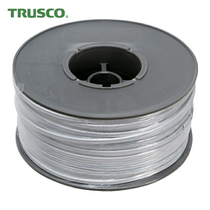 トラスコ TRUSCO VFFビニールコード1.25SQ 100m 白 (1巻) VFF1.25-2C-100W