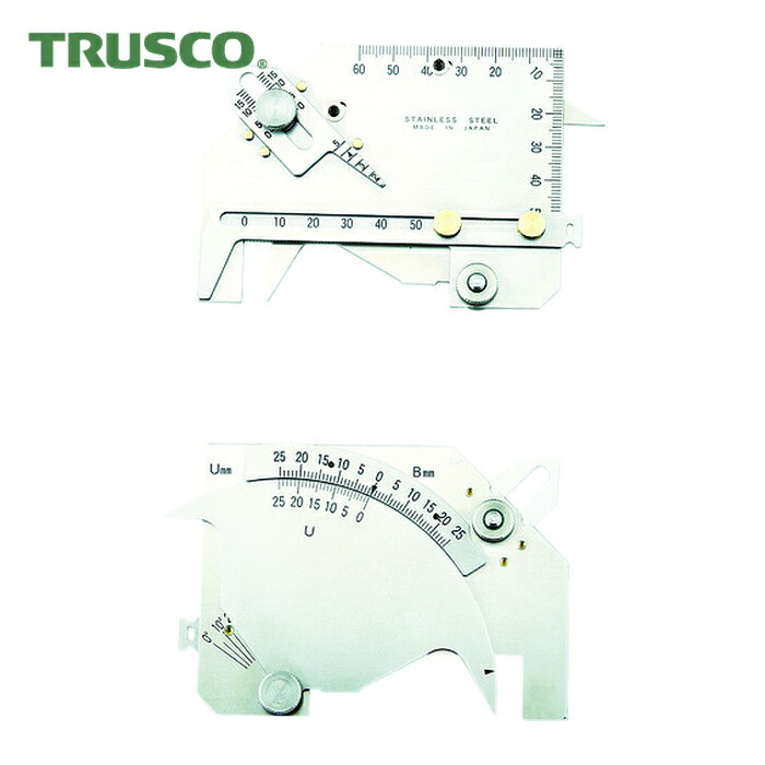 トラスコ TRUSCO 溶接ゲージ 国土交通省新規格適合品 (1個) TWGU-8M|工具ランド