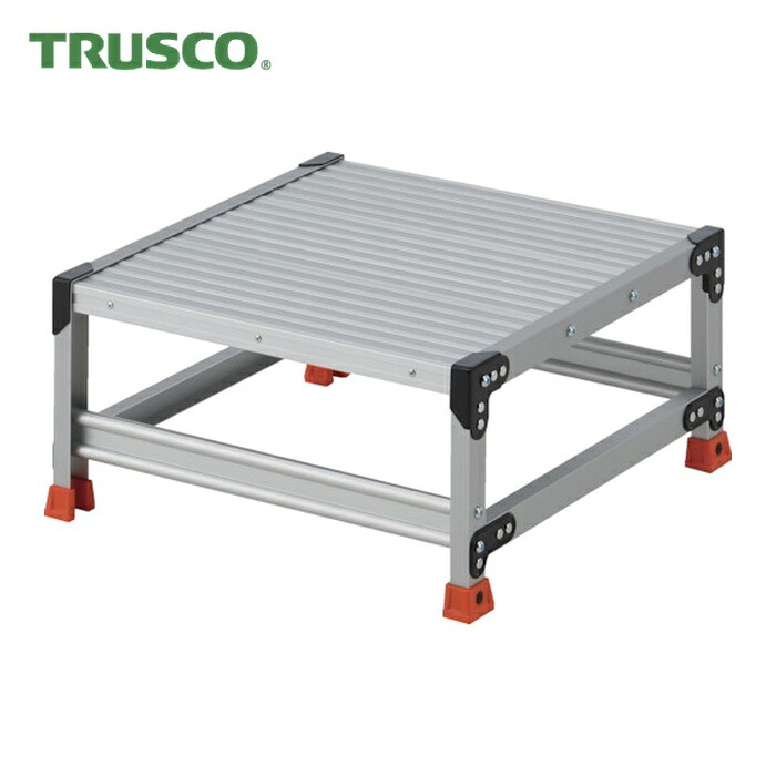 トラスコ TRUSCO 作業用踏台 1段 高さ0.3m 天板600×600 (1台) TSF-1663