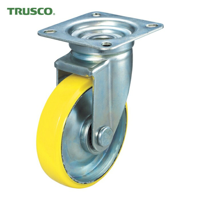 トラスコ TRUSCO 帯電防止ウレタンキャスター 自在 Φ130 (1個) TYUEJ-130