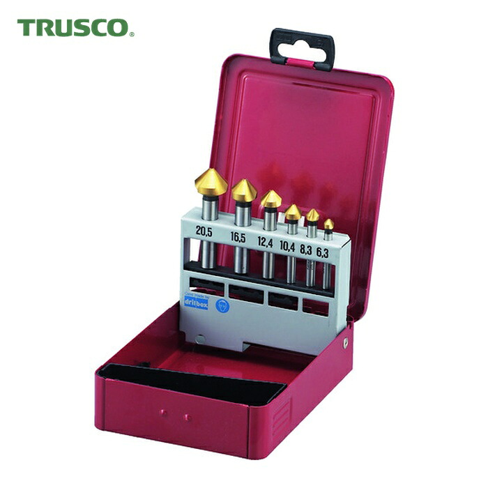 トラスコ TRUSCO カウンターシンクセット チタンコーティング 6本組 (1S) TSCSC
