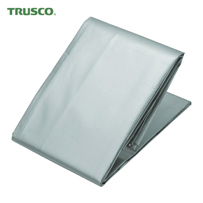 トラスコ TRUSCO #4000エコUV居敷き 幅5.4m×長さ7.2m しろがね色 (1枚) TUV4000SV5472 DIY・工具-花・ガーデン・DIY-シート・ビニールカーテン