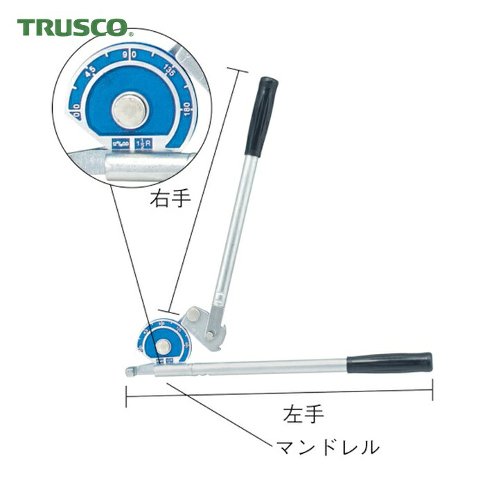 トラスコ TRUSCO チューブベンダークイックレバー式10mm用 (1丁) TTBL-10M