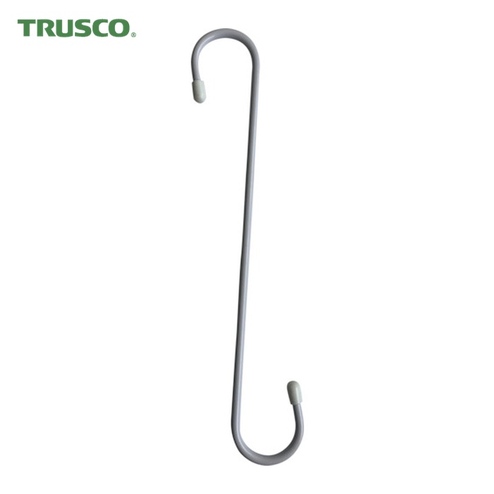 トラスコ TRUSCO まとめ買い スチールSフック 300mm 白 60個 (1箱) TTSH300BOX