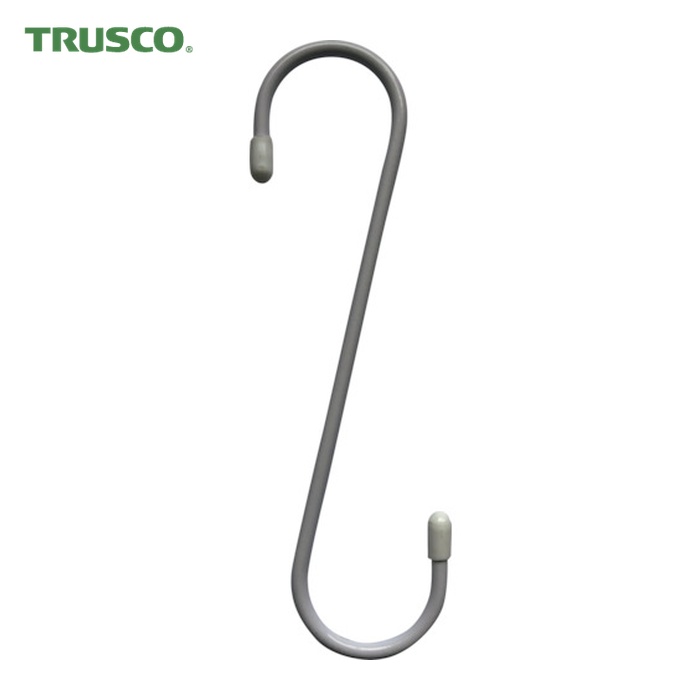 トラスコ TRUSCO まとめ買い スチールSフック 200mm 白 70個 (1箱) TTSH200BOX
