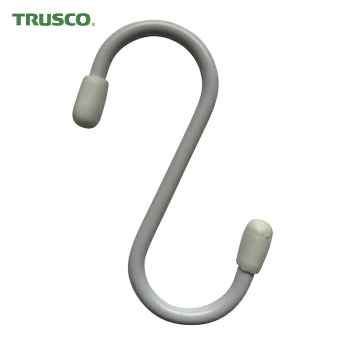 トラスコ TRUSCO まとめ買い スチールSフック 75mm 白 160個 (1箱) TTSH75BOX｜工具ランド
