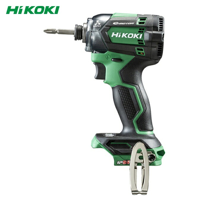 HiKOKI ハイコーキ WH18DC-NN 18Vコードレスインパクトドライバ グリーン 本体のみ (1台)｜工具ランド 23,360円