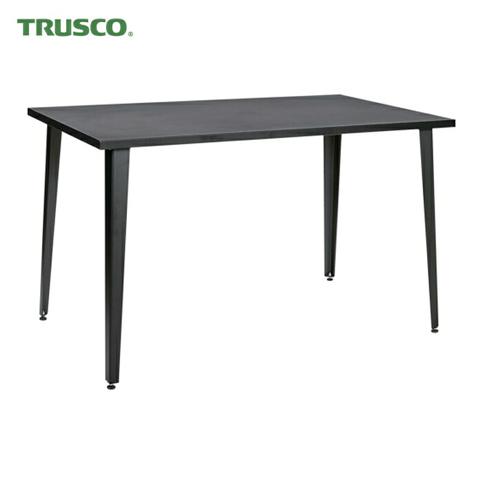 トラスコ TRUSCO 超軽量アルミデスク ブラック 1200x700x720 (1台) ULAD1270BK｜工具ランド