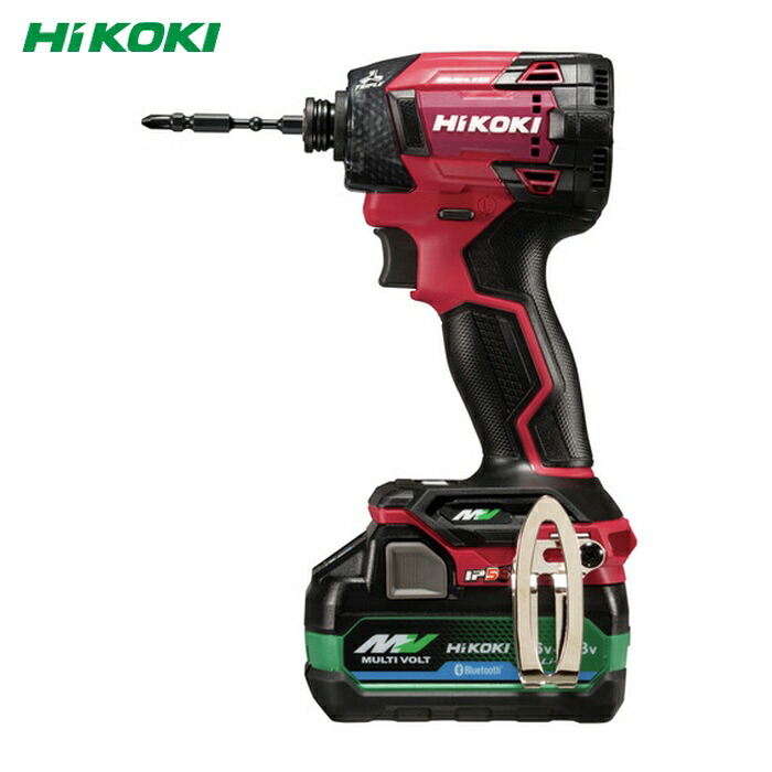 HiKOKI ハイコーキ WH36DD(2XHRSZ) コードレスインパクトドライバ WH36DD 形 スコーピオンレッド (1台)