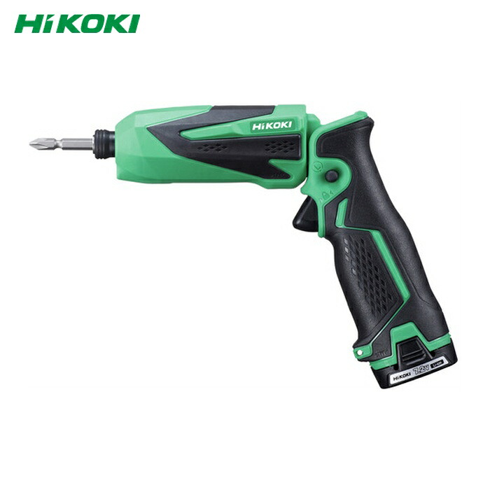 HiKOKI ハイコーキ WH7DL-2LCSK 7.2V コードレスインパクトドライバ 1.5Ah 緑 (1台)