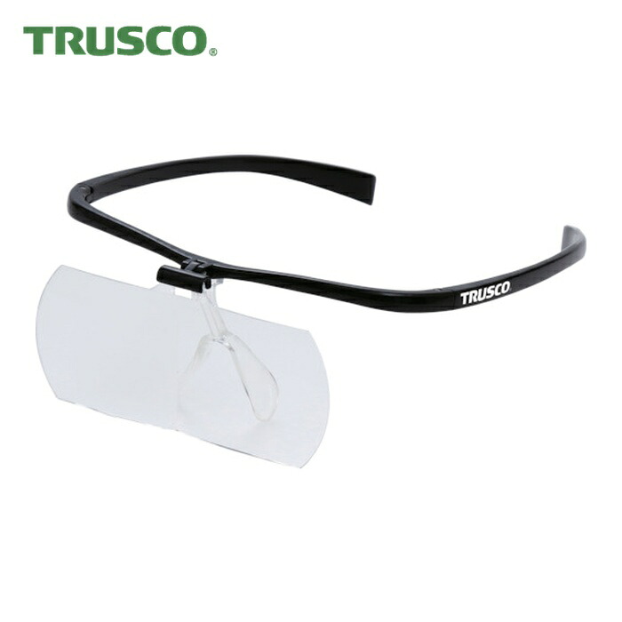 トラスコ TRUSCO 双眼眼鏡ルーペ1.6/2/2.3倍仕掛ける ひな形黒 (1個) TSM-SET-BK