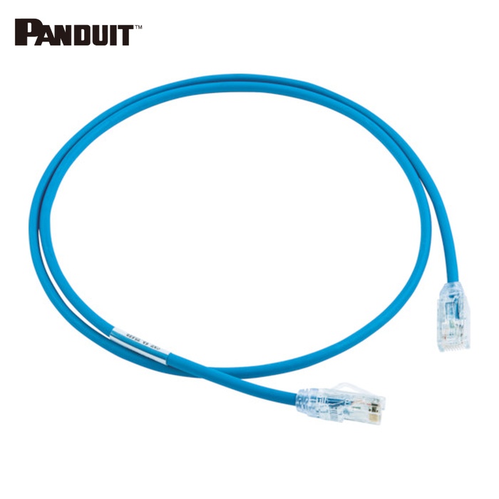 パンドウイット PANDUIT UTP28X15MBU カテゴリ6A細径パッチコード 15m 青 UTP28X15MBU (1本)