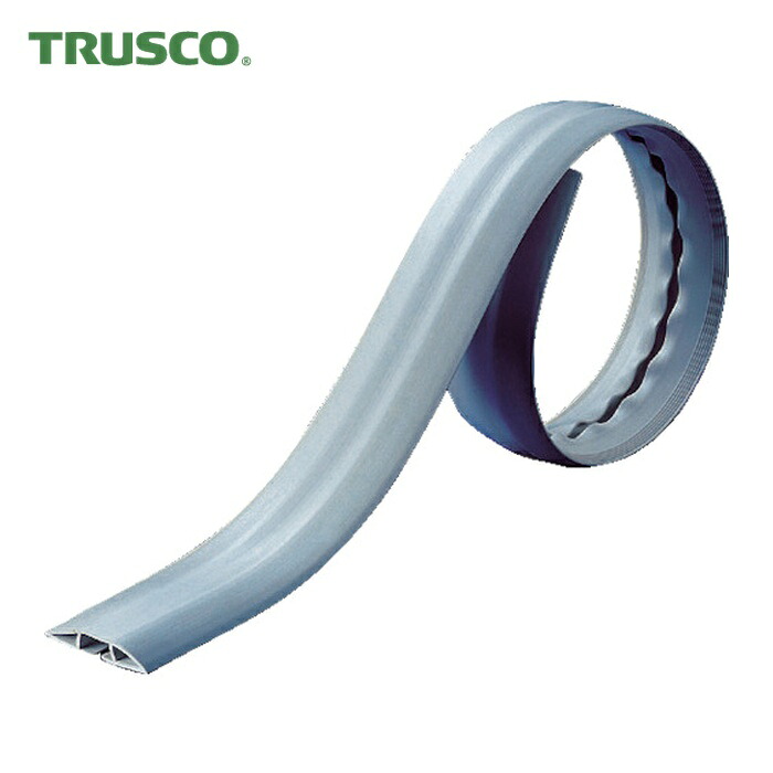 トラスコ TRUSCO ソフトケーブルプロテクター 20XW101.6X10Mグレー (1本) TSRD20X10010-GY｜工具ランド