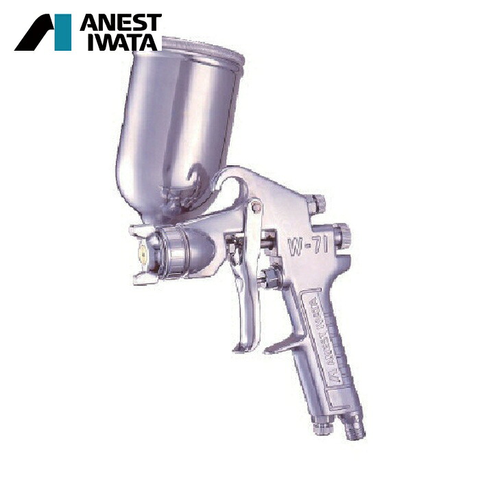 アネスト岩田 ANEST IWATA W77-3G 中形スプレーガン 重力式 ノズル口径 Φ2.5 (1台)