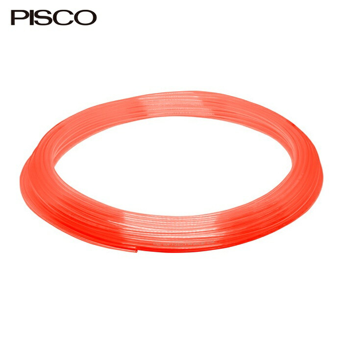 PISCO ピスコ UC1280-20-CO ソフトポリウレタンチューブ クリアオレンジ 12×8 20M (1本)