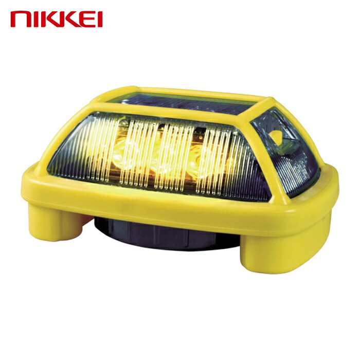 日惠製作所 NIKKEI VK16H-004H3Y ニコハザード VK16H型 LED警告灯 黄 (1個)