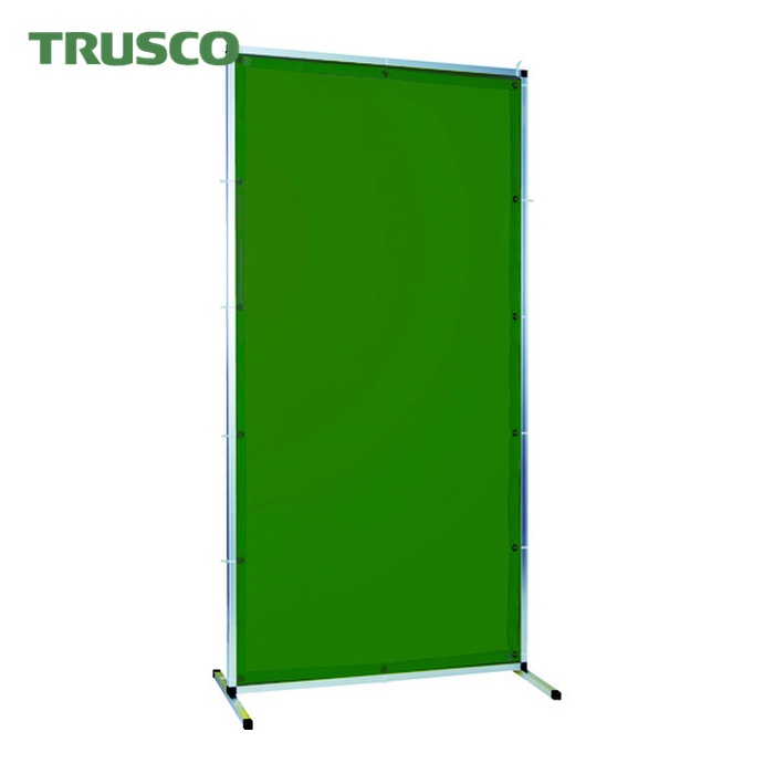 トラスコ TRUSCO 溶接用遮光フェンス アルミ製 W1000XH2000 ダークグリ (1台) TYAF-1020-DG