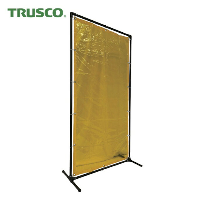 トラスコ TRUSCO 溶接遮光フェンス 1020型単体固定足 黄 (1台) YFBK-Y 17,913円
