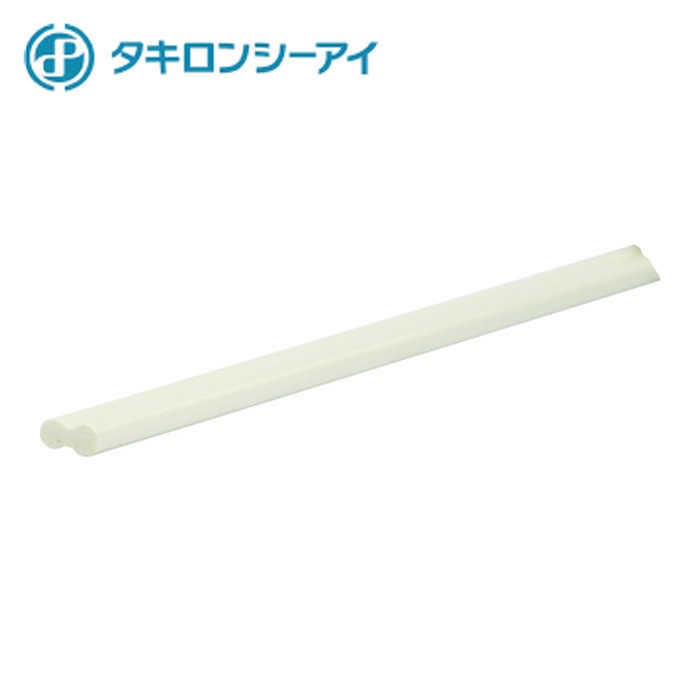 タキロン 溶接棒 PVC アイボリー トリプル 3MM×1M 鉛フリー 10本入 (1Pk) YB338T-3X1000