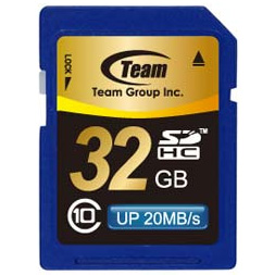 送料無料 SDカード 32GB class10 メモリーカード SDHCカード 10年保証付 SDカード32GB TEAM チーム SDカード 最大20MB/秒 SDHC クラス10 クラス