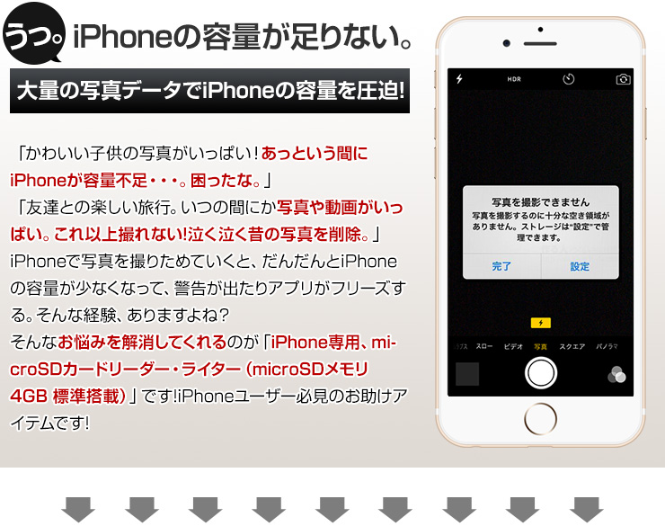 楽天市場 Iphone バックアップ Usbメモリ Microsd 4gb 容量不足 写真 連絡先 動画 データ コピー 保存 カードリーダー Microsdカードリーダー Iphonese2 Iphone Se Ipad Ipod アイフォン おすすめ Iphone12 クルラ公式ショップ By3r