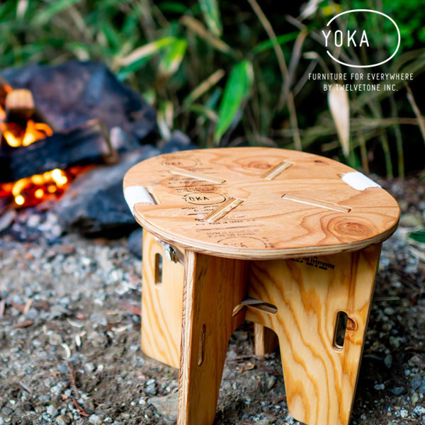 楽天市場 Yoka ヨカ Panel Stool パネルスツール ウッドチェア 組立式 コンパクト 木製 椅子 イス チェアー おしゃれ かっこいい インテリア アウトドア用品 レジャー用品 キャンプ バーベキュー q クラハコ