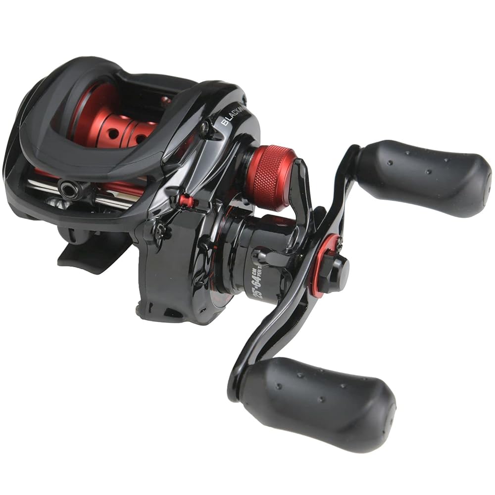AbuGarcia (アブガルシア) BLACKMAX4ーL 黒いことマックス 左巻き ベイトリール スポーツ・アウトドア-リール-フィッシング
