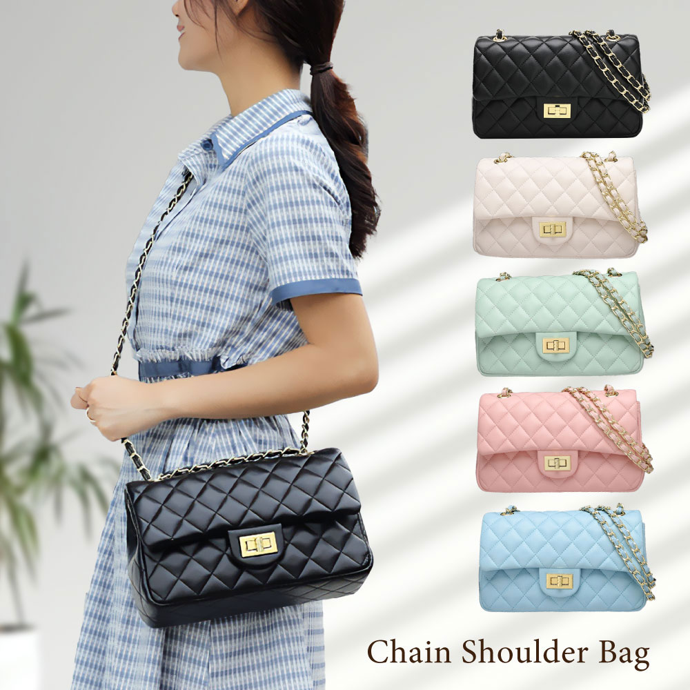 楽天市場】『チェーン ショルダーバッグ』クラシックハンドバッグ