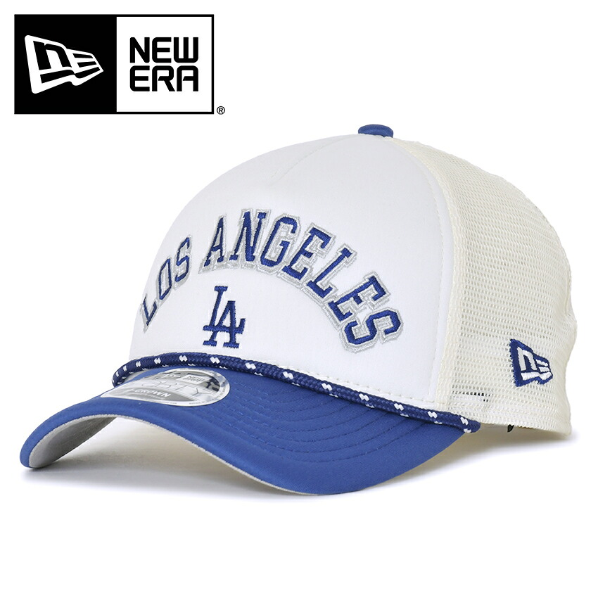 【即日発送】ニューエラ NEW ERA キャップ 9FORTY ロサンゼルス ドジャース メンズ レディース M-CROWN ローキャップ 帽子 スナップバック 刺繍 クールエラ マイクロエラ SNAPBACK LA Los Angeles Dodgers ロゴ ベースボールキャップ MLB ユニセックス ホワイト