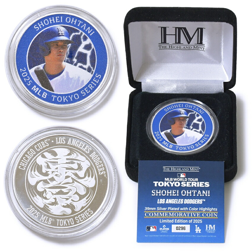 【希少】大谷翔平 入団記念　5000枚限定シルバーコインカード 新品 大谷翔平ドジャース入団記念 シルバーコイン 5000個限定品