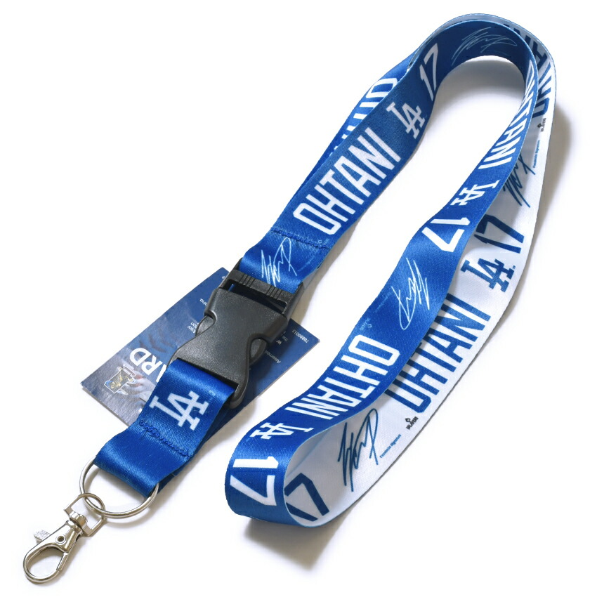 楽天市場】ドジャース 大谷翔平 50-50 達成記念 ネックストラップ