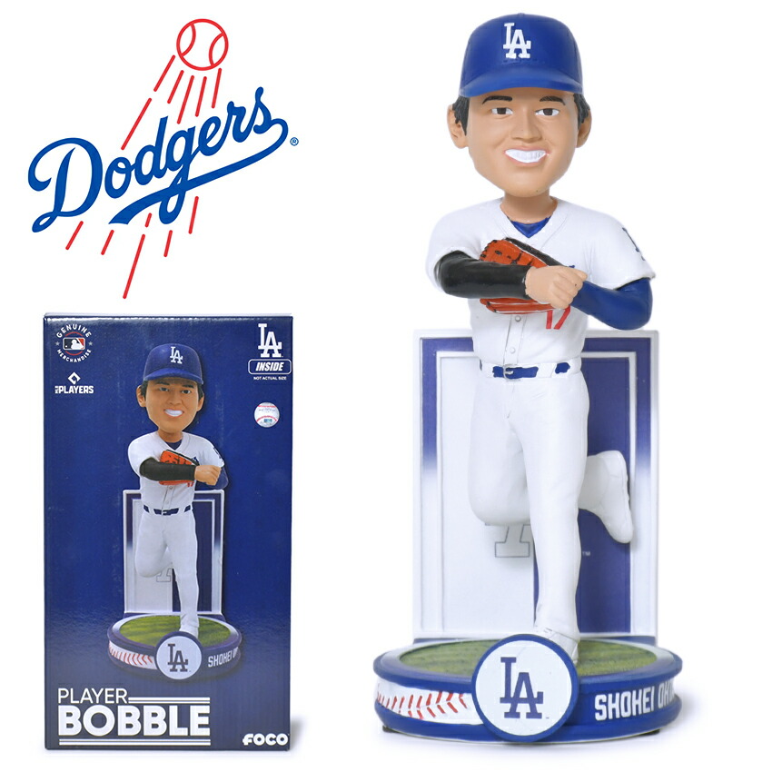 楽天市場】大谷翔平 ボブルヘッド ドジャース 2025 連覇記念モデル