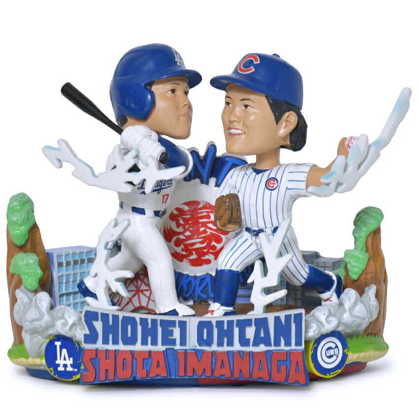 【限定150個】大谷翔平 今永昇太 ボブルヘッド コラボ 2025 FOCO 東京シリーズ TOKYO SERIES MLB公式 グッズ WORLD TOUR ドジャース カブス デュアル DUAL BOBBLE SHOHEI OHTANI SHOTA IMANAGA フィギュア バブルヘッド 首振り人形