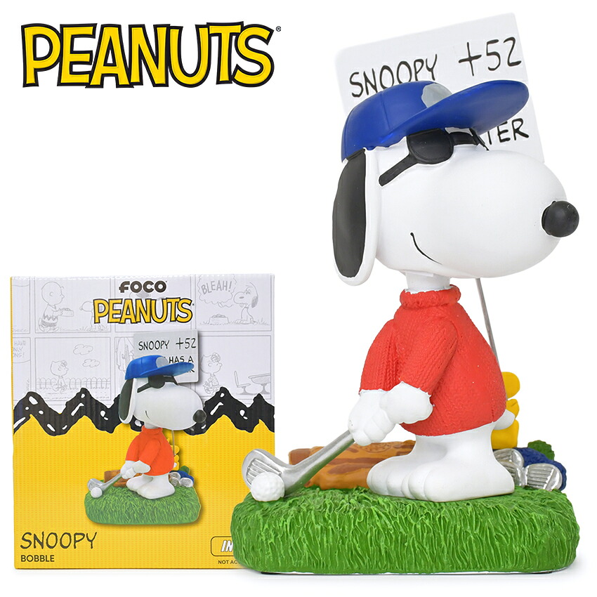 【世界150体限定】スヌーピー 人形 ボブルヘッド ゴルフ PEANUTS FOCO SNOOPY WOODSTOCK マスコット グッズ 首振り人形 限定フィギュア キャラクター グッズ シリアル入り かわいい おしゃれ インテリア ピーナッツ