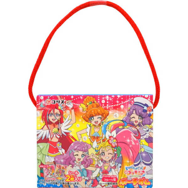 楽天市場 100円 コリス トロイピカルージュプリキュアポーチガム 1箱 12個入 プリキュア ガム お菓子 まとめ買い ミカミオンラインショップ